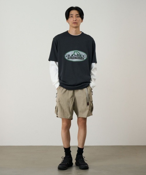 Kinetics（キネティクス）の「Gramicci NYLON EXPLORER CARGO SHORT（グラミチ ナイロン エクスプローラー カーゴショーツ）（その他パンツ・メンズ・ネイビー系/ベージュ系/ブラック/オレンジ系・LARGE/XX-LARGE/MEDIUM/X-LARGE）」の9枚目の写真