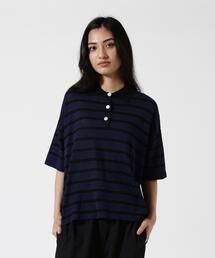 B omnivore/ビーオムニボー アサーメンポロシャツ WOMEN'S