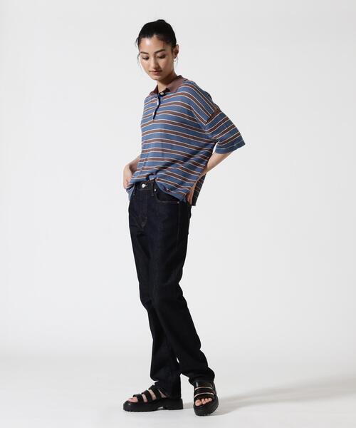 BEAVER（ビーバー）の「B omnivore/ビーオムニボー　アサーメンポロシャツ WOMEN'S（ポロシャツ・レディース・ブルー/ブラック/レッド/ネイビー・F）」の13枚目の写真