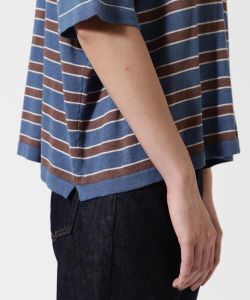 BEAVER（ビーバー）の「B omnivore/ビーオムニボー　アサーメンポロシャツ WOMEN'S（ポロシャツ・レディース・ブルー/ブラック/レッド/ネイビー・F）」の18枚目の写真
