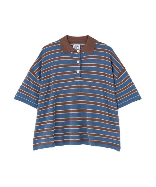 BEAVER（ビーバー）の「B omnivore/ビーオムニボー　アサーメンポロシャツ WOMEN'S（ポロシャツ・レディース・ブルー/ブラック/レッド/ネイビー・F）」の19枚目の写真