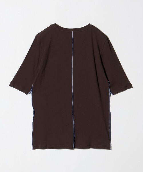 green label relaxing(グリーンレーベルリラクシング)の「【WEB限定】<at ease>シアーテレコ バイカラー カットソー(Tシャツ/カットソー・レディース・ブラック/ホワイト/ダークブラウン・FREE)」の12枚目の写真