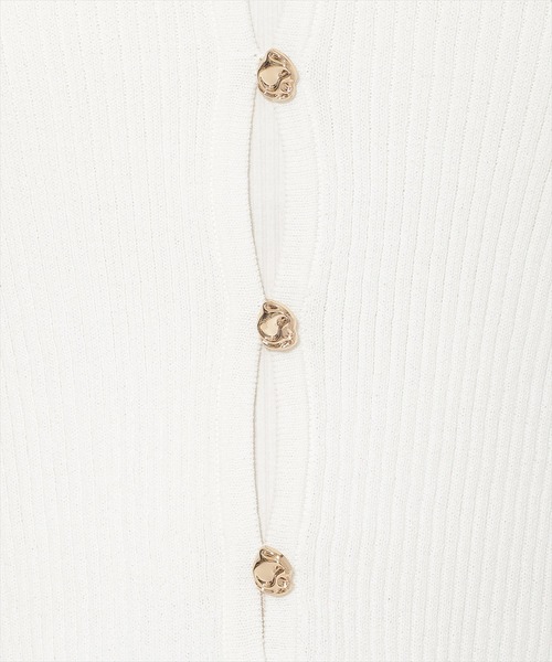 WILLSELECTION(ウィルセレクション)の「UVカットVネックリブカーディガン(カーディガン/ボレロ・レディース・ラベンダー/オフホワイト/ブラック/グリーン・FREE)」の14枚目の写真