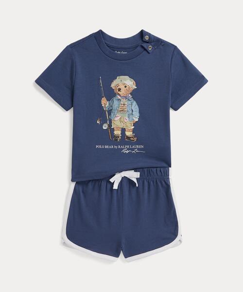 Polo ベア コットン ジャージー Tシャツ & ショートパンツ（その他 