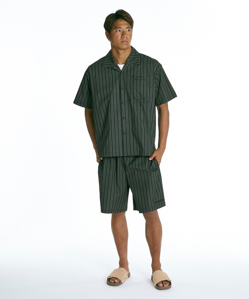 Quiksilver(クイックシルバー)の「QUIKSILVER メンズ SIGN OPEN SHIRT 半袖シャツ 接触冷感 速乾 UPF50+ 4WAYストレッチ<NATURE TECH>【2026年夏モデル】(シャツ/ブラウス・メンズ・ブラック/ブラウン系その他2/ブラウン系その他・LARGE/MEDIUM/X-LARGE)」の17枚目の写真
