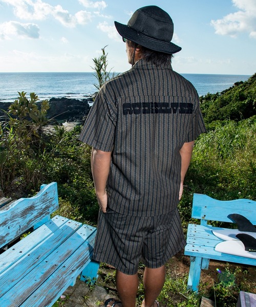 Quiksilver(クイックシルバー)の「QUIKSILVER メンズ SIGN OPEN SHIRT 半袖シャツ 接触冷感 速乾 UPF50+ 4WAYストレッチ<NATURE TECH>【2026年夏モデル】(シャツ/ブラウス・メンズ・ブラック/ブラウン系その他2/ブラウン系その他・LARGE/MEDIUM/X-LARGE)」の19枚目の写真