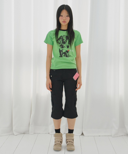FANCY CLUB（ファンシークラブ）の「アイラブホットドッグTシャツ (グリーン) F26QB053（Tシャツ/カットソー・レディース・その他・ONE）」の3枚目の写真