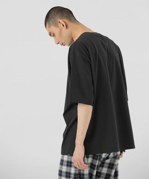 EKAL(エカル)の「『UR TECH ひやサラクール』ヘンリーネックショートスリーブTシャツ(Tシャツ/カットソー・メンズ・ブラック/ネイビー/チャコールグレー・MEDIUM/LARGE)」の7枚目の写真