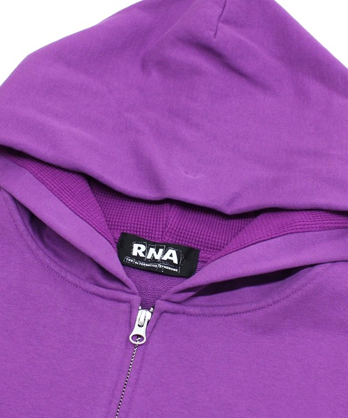RNA(アールエヌエー)の「M2721 Zip UPフーディーベスト(パーカー・レディース・パープル/ブラック/杢グレー・MEDIUM)」の13枚目の写真