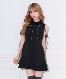 セット着用可能】ミニキャミワンピース【トップス別売り】（ワンピース