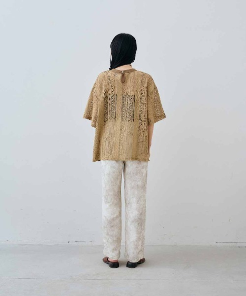 MEDE19F(メデジュウキュウ)の「MEDE19F レースナンバーコラージュトップス(その他トップス・レディース・オフホワイト/キャメル/ブラック・L/LL/M)」の19枚目の写真