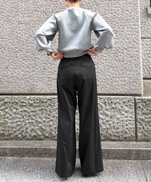 JENNE（ジェンヌ）の「日本製シルクタッチキュプラコットンパンツ（その他パンツ・レディース・ブラック/シャンパン・LARGE/MEDIUM/SMALL）」の5枚目の写真