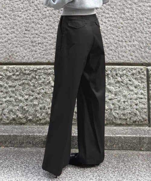 JENNE（ジェンヌ）の「日本製シルクタッチキュプラコットンパンツ（その他パンツ・レディース・ブラック/シャンパン・LARGE/MEDIUM/SMALL）」の7枚目の写真