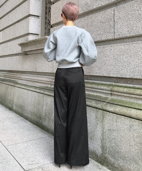 JENNE（ジェンヌ）の「日本製シルクタッチキュプラコットンパンツ（その他パンツ・レディース・ブラック/シャンパン・LARGE/MEDIUM/SMALL）」の11枚目の写真