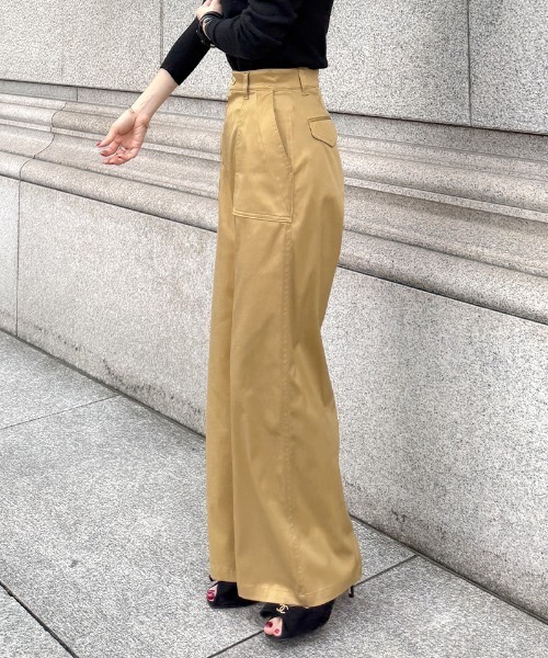 JENNE（ジェンヌ）の「日本製シルクタッチキュプラコットンパンツ（その他パンツ・レディース・ブラック/シャンパン・LARGE/MEDIUM/SMALL）」の17枚目の写真