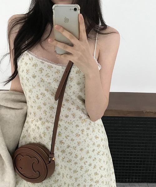 leune（ルネ）の「小花柄キャミワンピース（ワンピース・レディース・ブラック/アイボリー・FREE）」の17枚目の写真