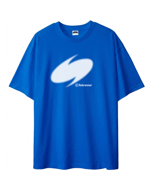 REBRENNER(リブレンナー)の「DTFトルネードクールコットンオーバーサイズ半袖Tシャツブルー(Tシャツ/カットソー・レディース・ブルー・MEDIUM/LARGE/X-LARGE/2XL)」の1枚目の写真