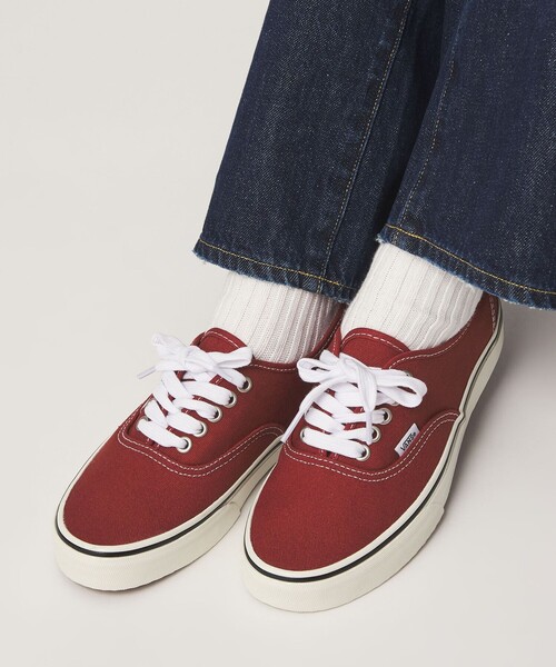 VANS(バンズ)の「【WEB限定】<VANS>オーセンティック ダックキャンバス スニーカー(スニーカー・レディース・ワイン・6/6h/5h/5/7)」の3枚目の写真