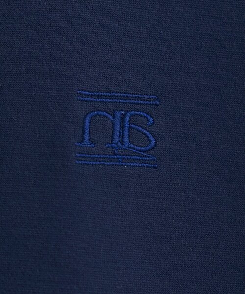 natural couture(ナチュラルクチュール)の「ちびロゴ刺繍ペプラムT(Tシャツ/カットソー・レディース・ネイビー/イエロー/ピンク/オフホワイト・FREE)」の14枚目の写真