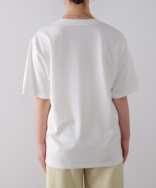 Bou Jeloud（ブージュルード）の「箔×レオパＴシャツ（Tシャツ/カットソー・レディース・オフホワイト/ブラック/グレイッシュベージュ・FREE）」の22枚目の写真