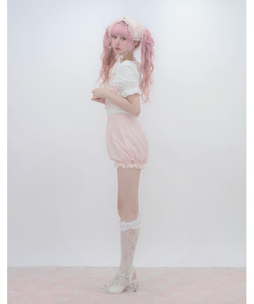Fiorforte(フィオルフォルテ)の「petit rose bralette tops(キャミソール・レディース・マルチ/ピンク・FREE)」の10枚目の写真