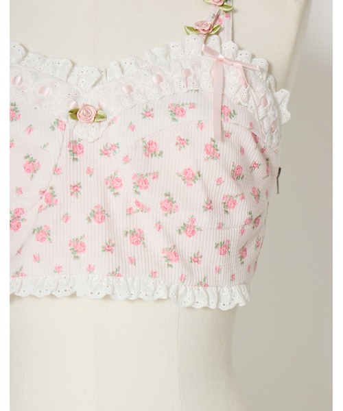 Fiorforte(フィオルフォルテ)の「petit rose bralette tops(キャミソール・レディース・マルチ/ピンク・FREE)」の16枚目の写真