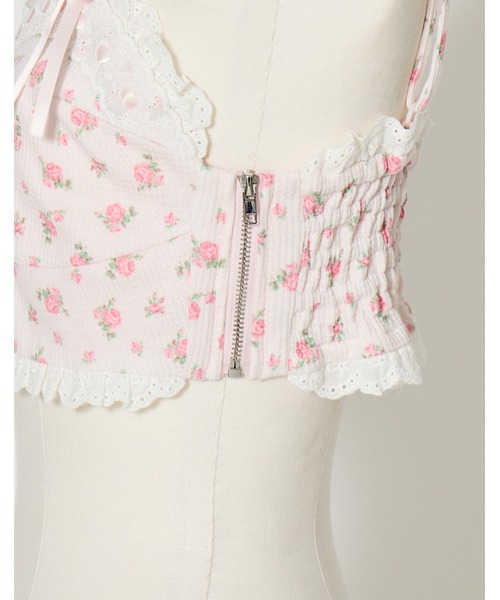 Fiorforte(フィオルフォルテ)の「petit rose bralette tops(キャミソール・レディース・マルチ/ピンク・FREE)」の18枚目の写真