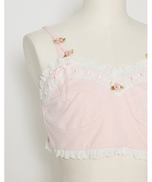 Fiorforte(フィオルフォルテ)の「petit rose bralette tops(キャミソール・レディース・マルチ/ピンク・FREE)」の22枚目の写真