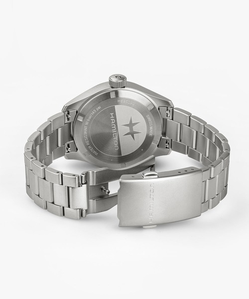HAMILTON（ハミルトン）の「HAMILTON [ハミルトン] 腕時計 Khaki Field （カーキ フィールド） Power Reserve メカニカル 機械式 40MM ブルー×シルバー（アナログ腕時計・メンズ・ブルー・FREE）」の7枚目の写真