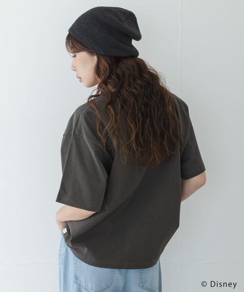 URBAN RESEARCH Sonny Label(アーバンリサーチサニーレーベル)の「別注/DISNEY/ポケット付きTシャツ(Tシャツ/カットソー・レディース・ベージュ/オフホワイト/チャコールグレー・FREE)」の17枚目の写真