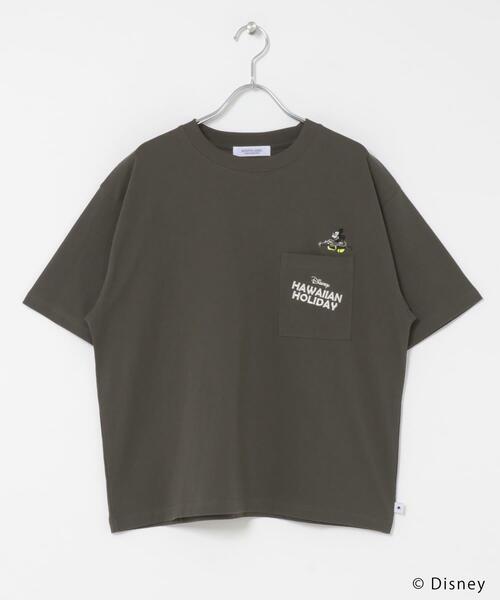 URBAN RESEARCH Sonny Label(アーバンリサーチサニーレーベル)の「別注/DISNEY/ポケット付きTシャツ(Tシャツ/カットソー・レディース・ベージュ/オフホワイト/チャコールグレー・FREE)」の20枚目の写真