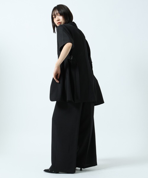 PAGEBOY(ページボーイ)の「ドラバスイージー【接触冷感/汗じみ防止/セットアップ対応】(スラックス・レディース・チャコールグレー/ブラック・FREE)」の7枚目の写真