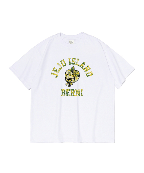 BERNI(ベルニ)の「ジェジュエンブレムグラフィック半袖Tシャツ(ホワイト)(Tシャツ/カットソー・レディース・その他・SMALL/MEDIUM/LARGE/X-LARGE/2XL)」の1枚目の写真