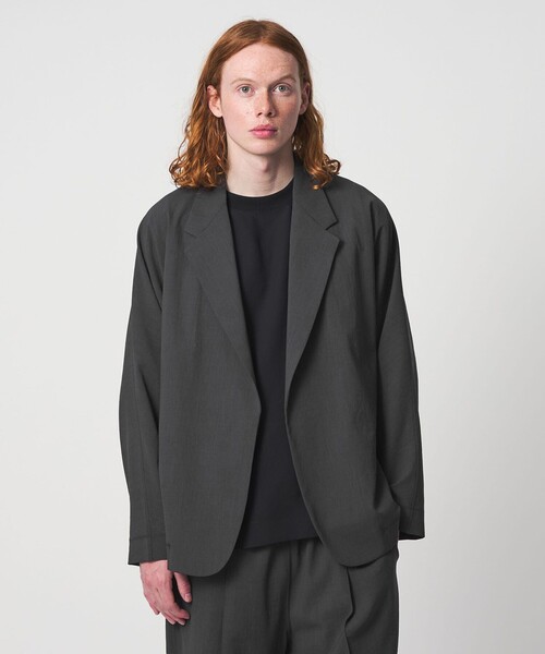UNITED ARROWS & SONS by DAISUKE OBANA(ユナイテッドアローズアンドサンズバイダイスケオバナ)の「<D.O UNITED ARROWS BY DAISUKE OBANA>H/T+ D/SL JACKET 26SS/ジャケット(テーラードジャケット・メンズ・ブラック/ダークグレー・S/M)」の3枚目の写真