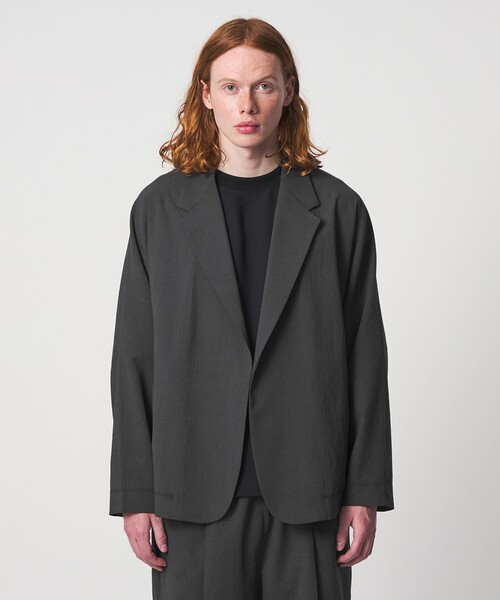 UNITED ARROWS & SONS by DAISUKE OBANA(ユナイテッドアローズアンドサンズバイダイスケオバナ)の「<D.O UNITED ARROWS BY DAISUKE OBANA>H/T+ D/SL JACKET 26SS/ジャケット(テーラードジャケット・メンズ・ブラック/ダークグレー・S/M)」の7枚目の写真