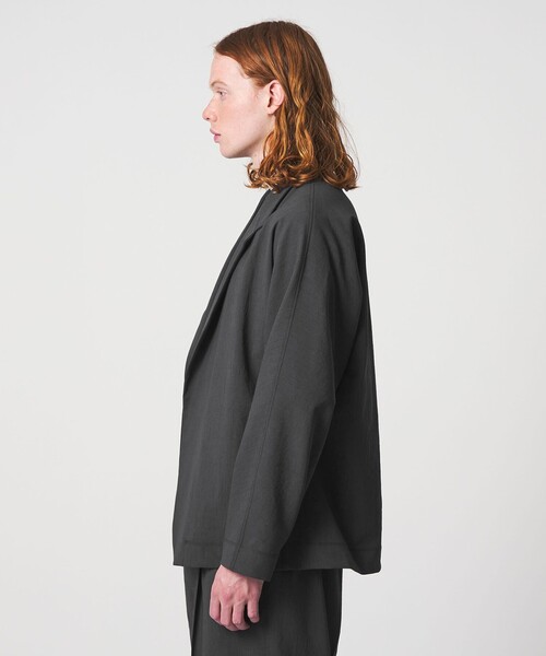 UNITED ARROWS & SONS by DAISUKE OBANA(ユナイテッドアローズアンドサンズバイダイスケオバナ)の「<D.O UNITED ARROWS BY DAISUKE OBANA>H/T+ D/SL JACKET 26SS/ジャケット(テーラードジャケット・メンズ・ブラック/ダークグレー・S/M)」の8枚目の写真
