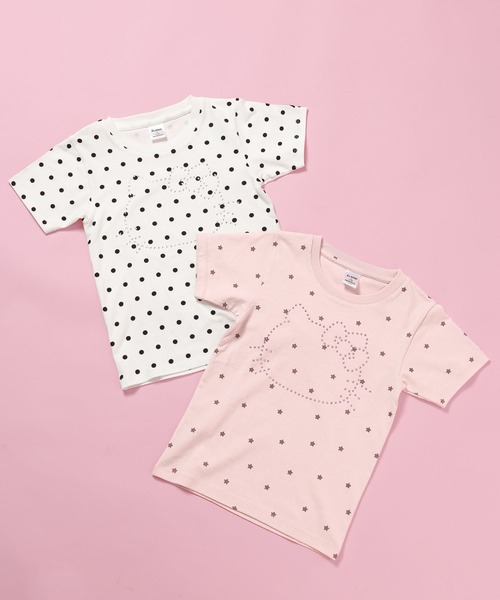 ALAND(エーランド)の「【ハローキティ】ラインストーンチビTシャツ(Tシャツ/カットソー・レディース・ホワイト/ピンク・FREE)」の20枚目の写真