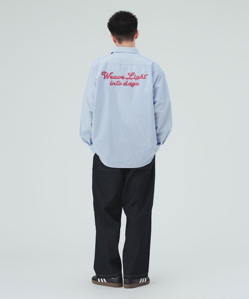 BEAMS HEART(ビームスハート)の「GMS ワーク ロングスリーブシャツ(シャツ/ブラウス・メンズ・ブルー・MEDIUM)」の7枚目の写真