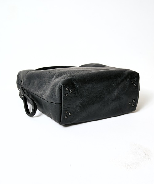 TESSEN CREATION(テッセンクリエーション)の「【TESSEN CREATION/テッセンクリエーション】BASIC POUCH S/ベーシックポーチS/ショルダーバッグ/撥水牛革(ショルダーバッグ・レディース・ブラック・FREE)」の6枚目の写真