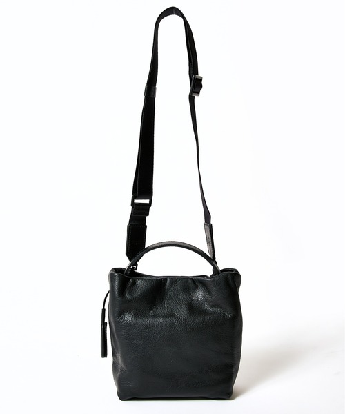 TESSEN CREATION(テッセンクリエーション)の「【TESSEN CREATION/テッセンクリエーション】BASIC POUCH S/ベーシックポーチS/ショルダーバッグ/撥水牛革(ショルダーバッグ・レディース・ブラック・FREE)」の7枚目の写真