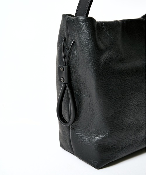 TESSEN CREATION(テッセンクリエーション)の「【TESSEN CREATION/テッセンクリエーション】BASIC POUCH S/ベーシックポーチS/ショルダーバッグ/撥水牛革(ショルダーバッグ・レディース・ブラック・FREE)」の12枚目の写真