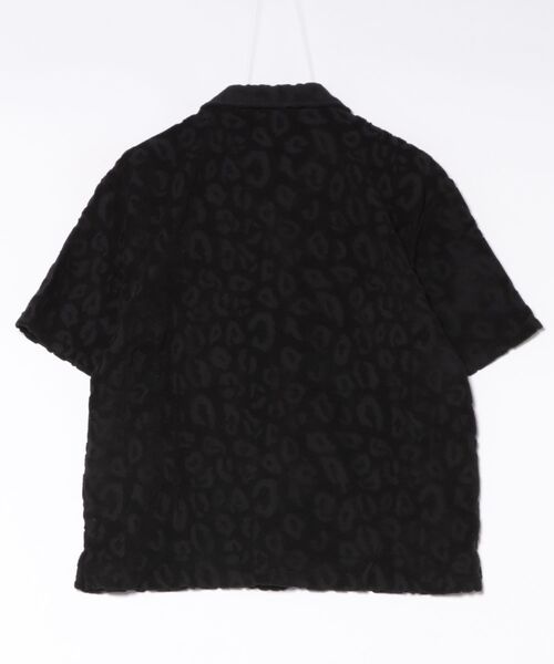 VIBGYOR(ヴィブジョー)の「【Bls】 【ZM】【Bling Leads】パイル生地 半袖レオパード柄シャツ(BL)(シャツ/ブラウス・メンズ・ホワイト/ブラック・LARGE/MEDIUM)」の9枚目の写真