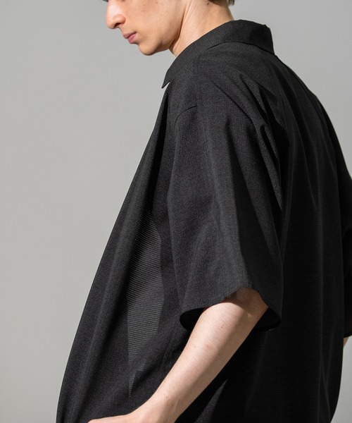 CITY TOKYO(シティトウキョウ)の「【CITY TOKYO/シティートーキョー】Cool-flex リラックスシャツ(シャツ/ブラウス・メンズ・カーキ/ブラック・1/2)」の18枚目の写真