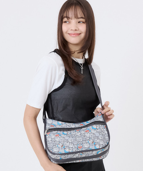 LeSportsac(レスポートサック)の「【DORAEMON】CLASSIC HOBO(ショルダーバッグ・レディース・グレー・FREE)」の1枚目の写真