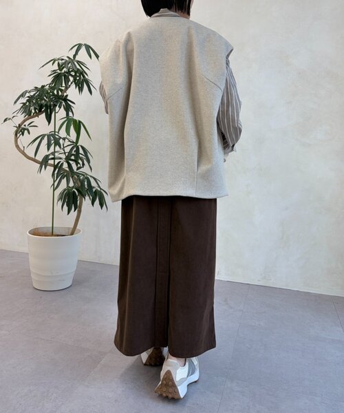 Jena espace merveilleux(ジェナ エスパスメルヴェイユ)の「ダブルストライプシャツ(シャツ/ブラウス・レディース・ブルー/モカ/キャメル・FREE)」の9枚目の写真