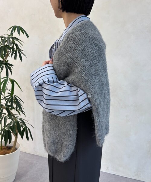 Jena espace merveilleux(ジェナ エスパスメルヴェイユ)の「ダブルストライプシャツ(シャツ/ブラウス・レディース・ブルー/モカ/キャメル・FREE)」の12枚目の写真
