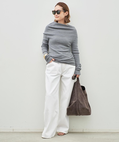 Deuxieme Classe（ドゥーズィエムクラス）の「【AGOLDE / エーゴールドイー】LOW SLUNG BAGGY（その他パンツ・レディース・ホワイト・27/24/25/26）」の3枚目の写真