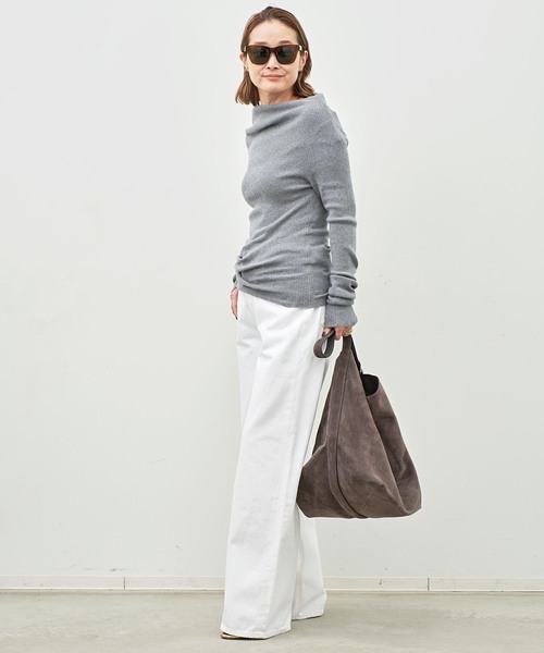 Deuxieme Classe（ドゥーズィエムクラス）の「【AGOLDE / エーゴールドイー】LOW SLUNG BAGGY（その他パンツ・レディース・ホワイト・27/24/25/26）」の4枚目の写真