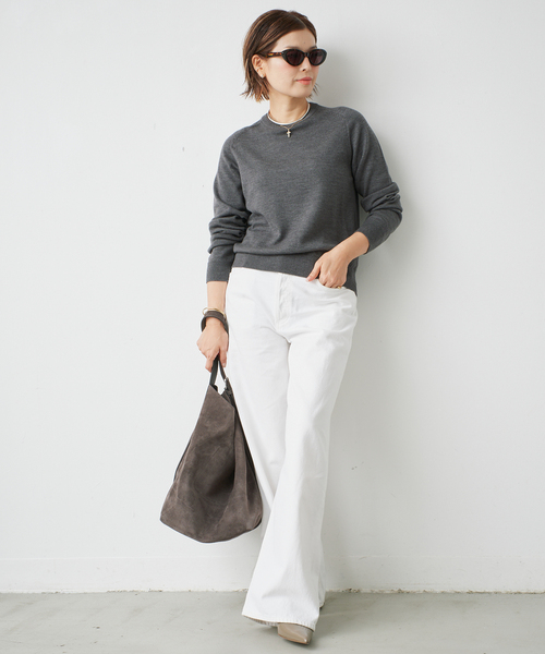 Deuxieme Classe（ドゥーズィエムクラス）の「【AGOLDE / エーゴールドイー】LOW SLUNG BAGGY（その他パンツ・レディース・ホワイト・27/24/25/26）」の9枚目の写真