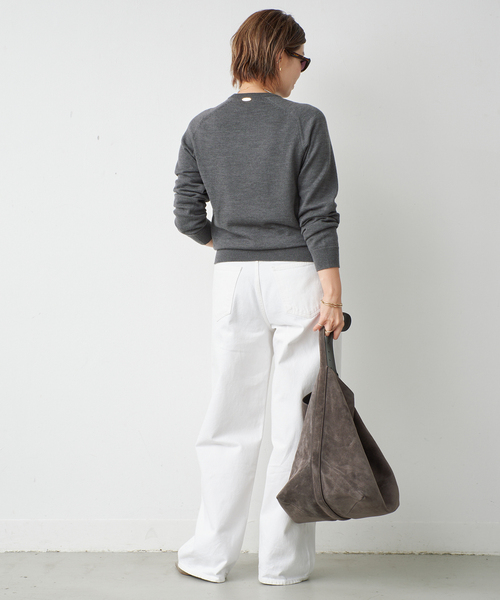 Deuxieme Classe（ドゥーズィエムクラス）の「【AGOLDE / エーゴールドイー】LOW SLUNG BAGGY（その他パンツ・レディース・ホワイト・27/24/25/26）」の11枚目の写真